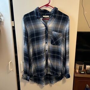 Beach Lunch Lounge Plaid Shirt